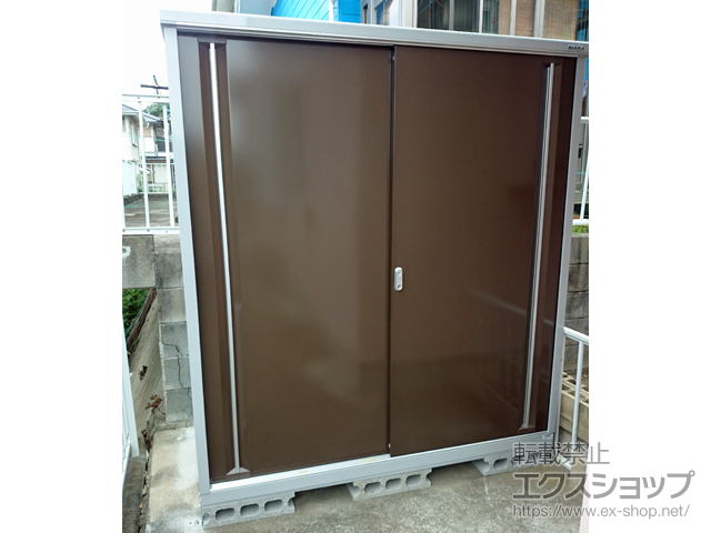 長崎県長崎市のの物置・屋外倉庫 シンプリー 一般型 1740×905×1903 MJX-179E-TB 施工例