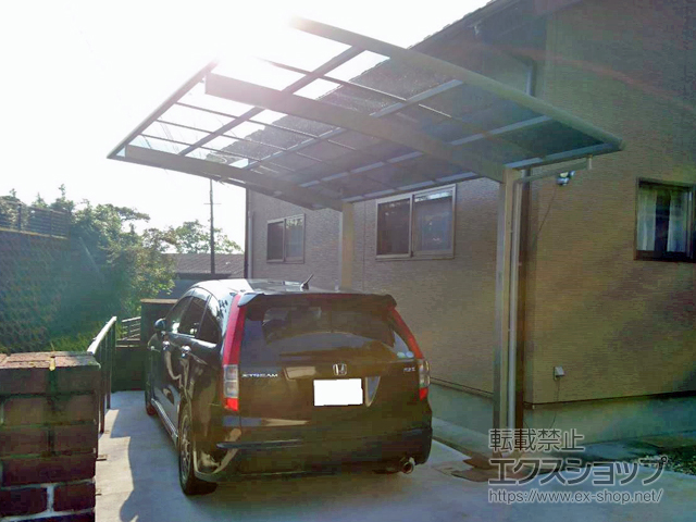 宮崎県都城市ののカーポート レイナポートグラン　積雪〜20cm対応 施工例