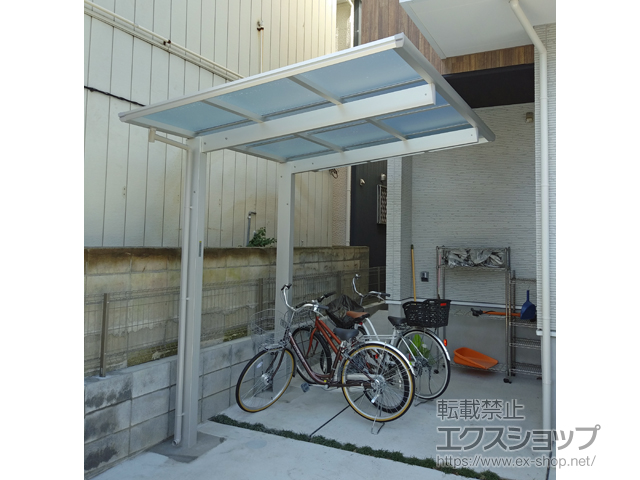 千葉県市川市ののサイクルポート・駐輪場 エフルージュグランミニ 積雪〜20cm対応 施工例