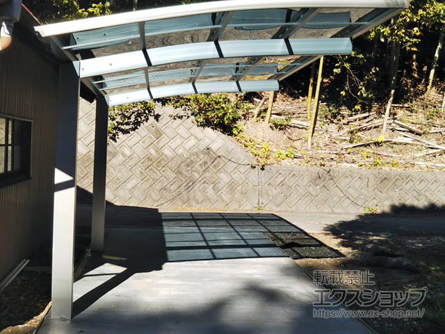 静岡県掛川市ののカーポート プレシオスポート 積雪〜20cm対応 施工例