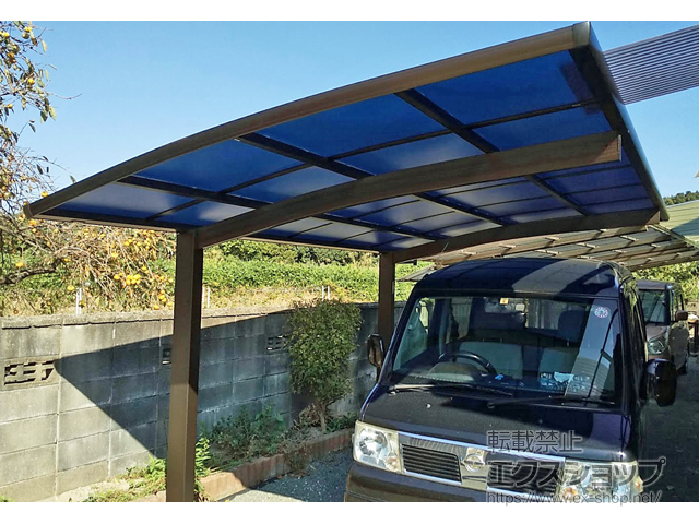 福岡県古賀市ののカーポート プレシオスポート 積雪〜20cm対応 施工例