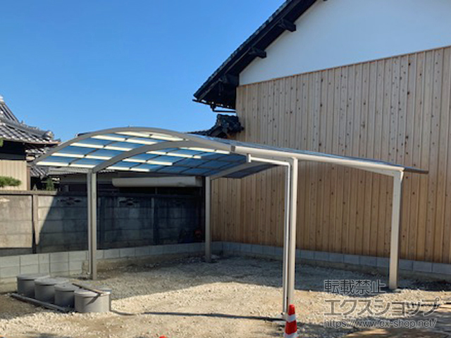 愛知県一宮市ののカーポート レイナツインポートグラン　積雪〜20cm対応 施工例