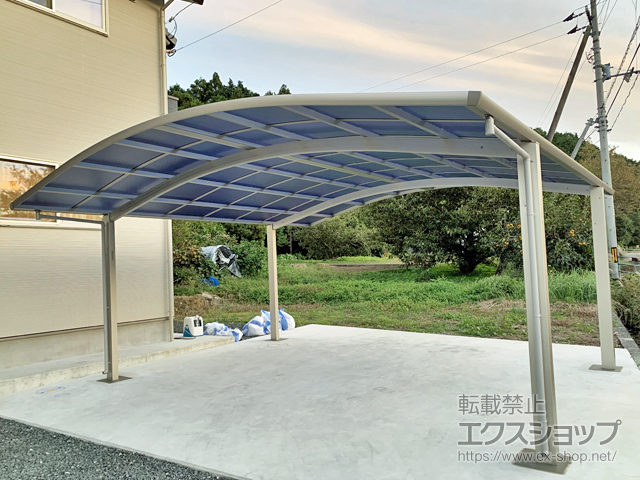 愛媛県西予市ののカーポート レイナツインポートグラン　積雪〜20cm対応 施工例