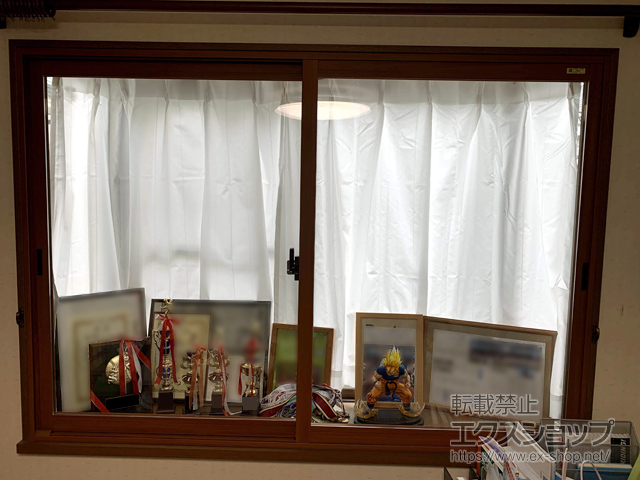 東京都中野区のの二重窓（内窓） インプラス ダストバリア仕様 引違い窓 2枚建 施工例