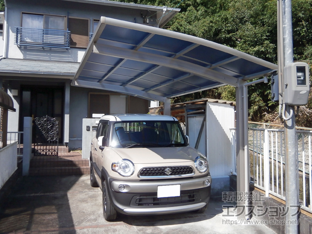 和歌山県橋本市ののカーポート レイナポートグラン　積雪〜20cm対応 施工例