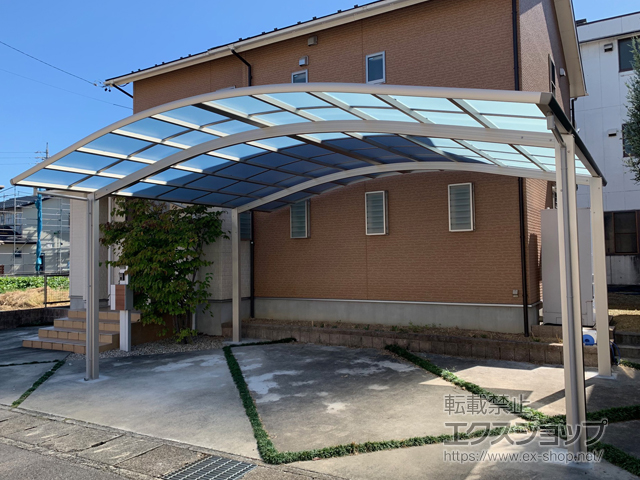 岐阜県岐阜市ののカーポート レイナツインポートグラン　積雪〜20cm対応 施工例