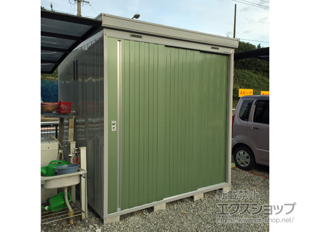静岡県浜松市のの物置・屋外倉庫 ネクスタ 一般型 2210×2210×2375（NXN-48H） NXN-48H-OG 施工例