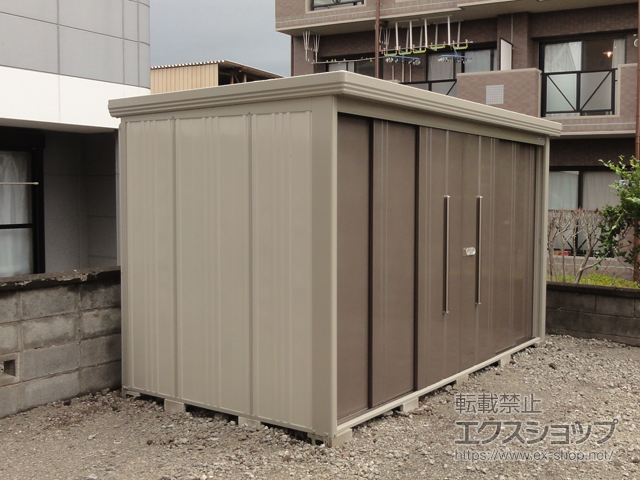 静岡県沼津市のの物置・屋外倉庫 Mr.ストックマンダンディ 一般型 3232×1922×2110 ND-3219-CB 施工例