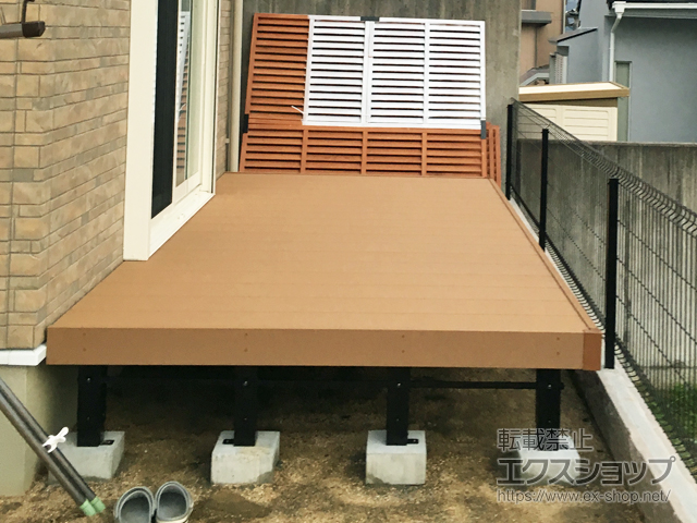 和歌山県橋本市ののウッドデッキ リウッドデッキ 200 施工例