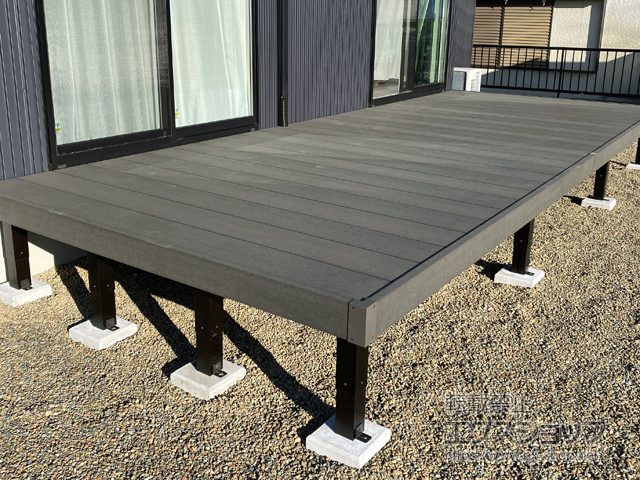 岐阜県美濃市ののウッドデッキ リウッドデッキ 200 施工例