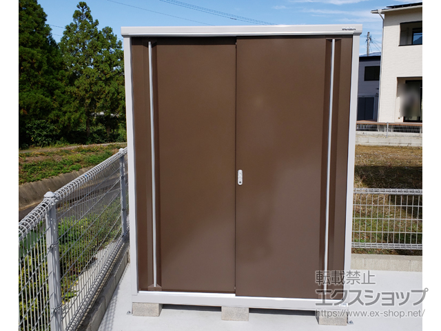 佐賀県伊万里市のの物置・屋外倉庫 シンプリー 一般型 1520×905×1903 MJX-159E-P-TB 施工例