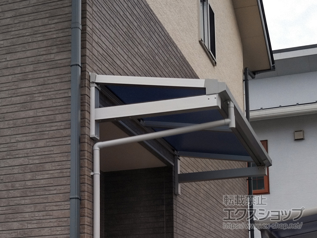 岐阜県瑞穂市ののバルコニー・ベランダ屋根 ソラリア F型 ルーフタイプ 単体積雪〜20cm対応 施工例