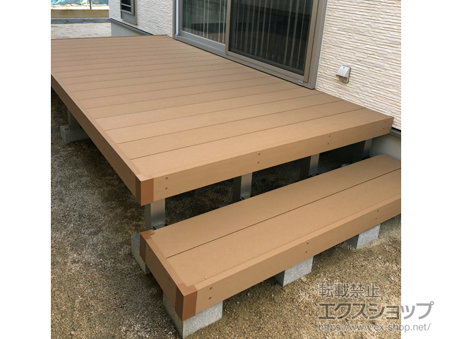 広島県尾道市ののウッドデッキ リウッドデッキ 200 施工例