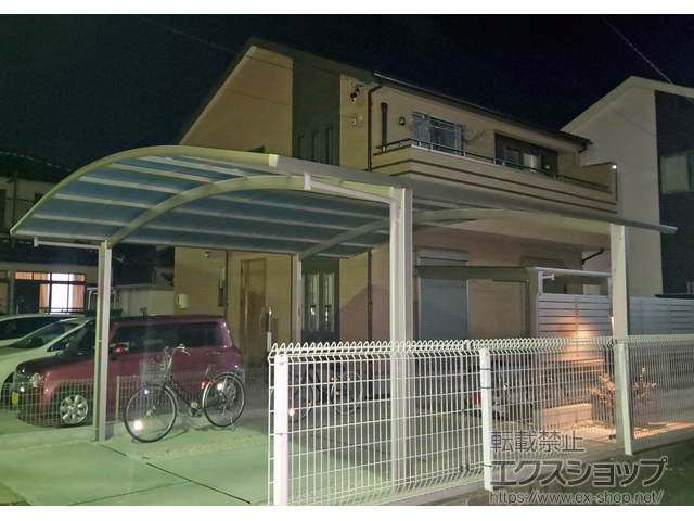 愛知県江南市ののカーポート レイナツインポートグラン　積雪〜20cm対応 施工例