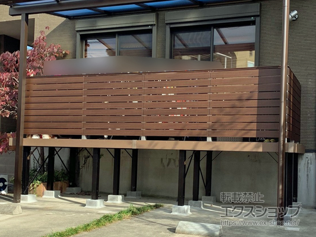 京都府宇治市ののウッドデッキ リウッドデッキ 200 施工例