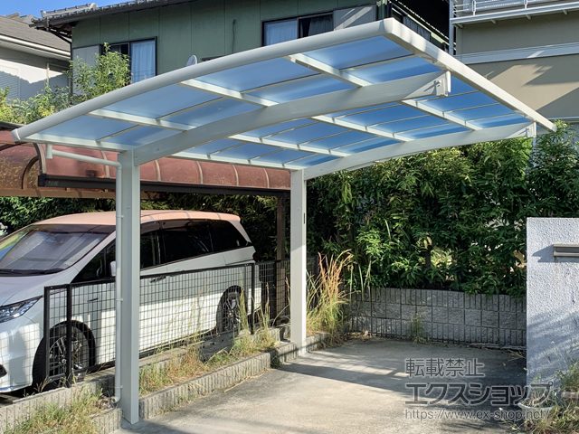 三重県桑名市ののカーポート レイナポートグラン　積雪〜20cm対応 施工例