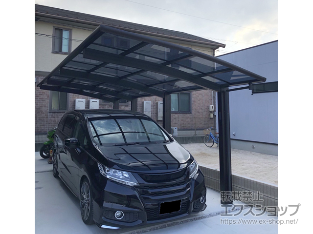 鳥取県米子市ののカーポート レイナポートグラン50 延長 積雪50cm対応 施工例