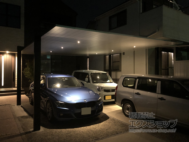 福岡県福岡市のlixil リクシル カーポート施工例 カーポートscワイド 1