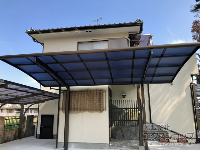 鹿児島県鹿児島市ののカーポート プレシオスポート 積雪〜20cm対応 施工例