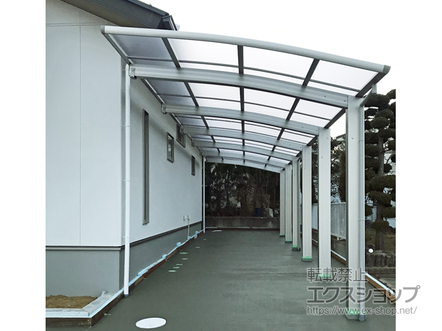 宮城県名取市ののカーポート レイナポートグラン50 縦連棟 積雪50cm対応 施工例