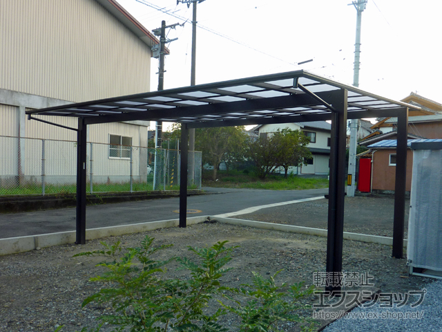 高知県四万十市ののカーポート エフルージュ ツイン 積雪〜20cm対応 施工例