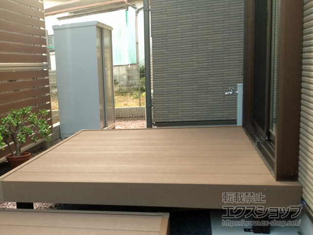 千葉県市川市のの物置・屋外倉庫 シンプリー 一般型 1100×615×1603 MJX-116D-P-FS 施工例