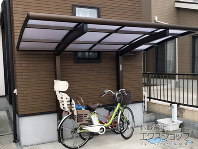 埼玉県川口市ののサイクルポート・駐輪場 プレシオスポート ミニ 積雪〜20cm対応 施工例