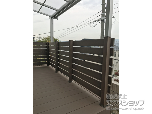 兵庫県宝塚市ののウッドデッキ リウッドデッキ 200 施工例