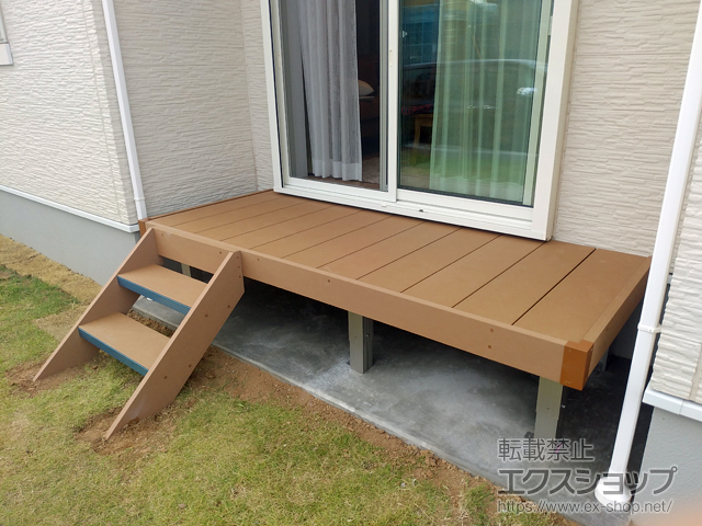 茨城県つくば市ののウッドデッキ マージウッドデッキ 施工例