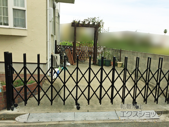 和歌山県和歌山市ののカーゲート トリップゲート RB型 ノンレール 片開き 41S 施工例