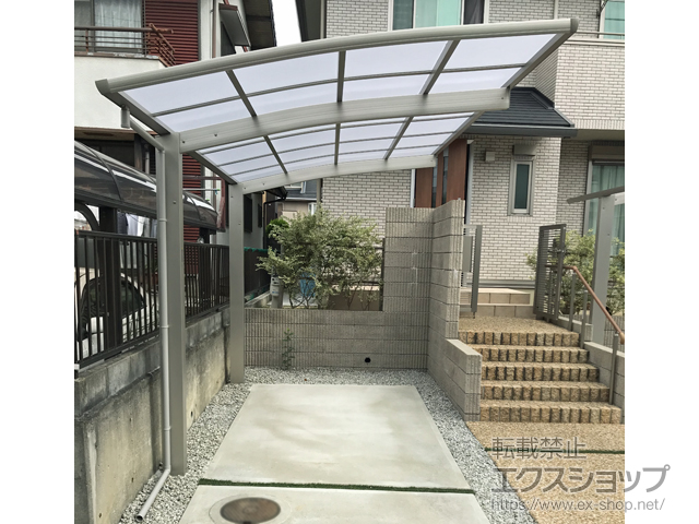 奈良県香芝市ののカーポート プレシオスポート 積雪〜20cm対応 施工例