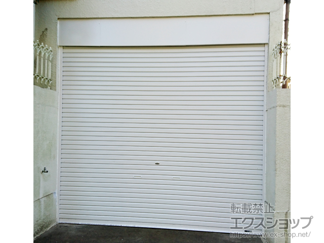 千葉県柏市ののガレージシャッター プラテアII スチールタイプ 手動式 施工例