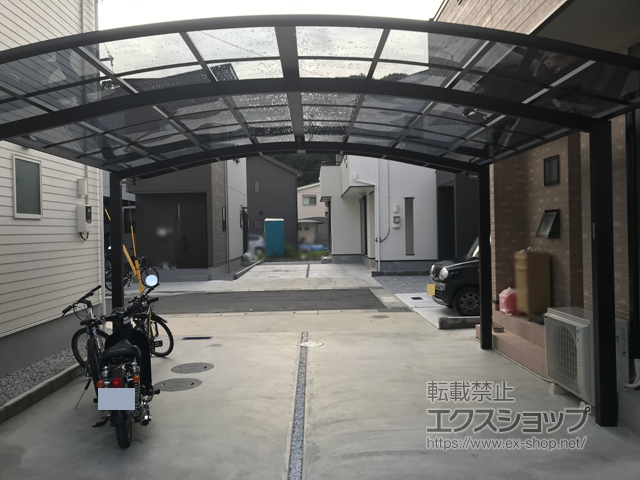 高知県高知市ののカーポート レイナツインポートグラン　積雪〜20cm対応 施工例