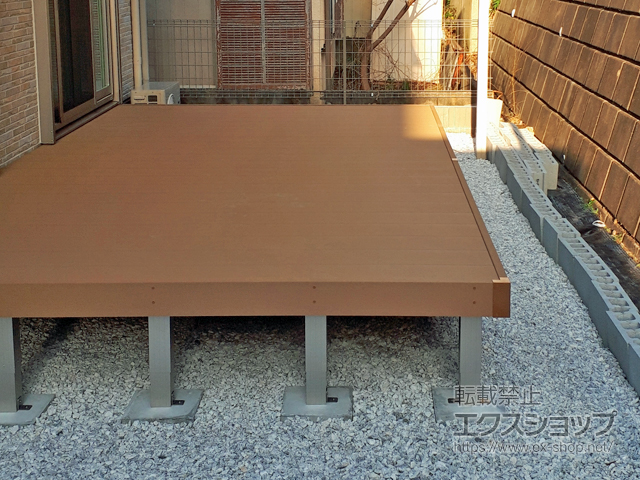 神奈川県横浜市ののウッドデッキ リウッドデッキ 200 施工例