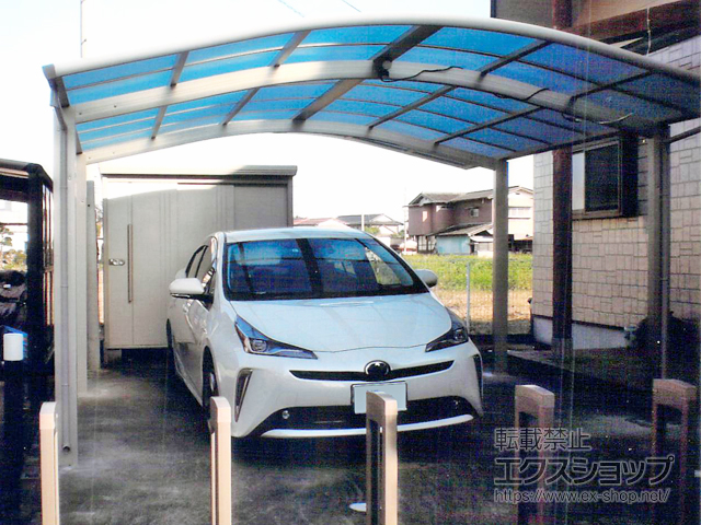 茨城県小美玉市ののカーポート レイナツインポートグラン　積雪〜20cm対応 施工例