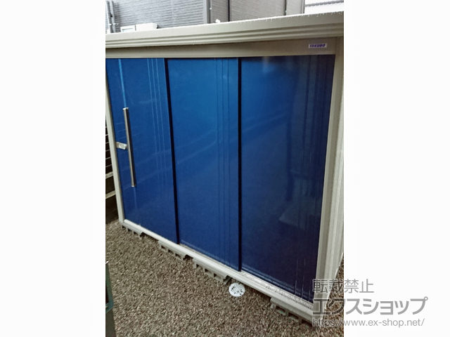 宮崎県日向市のの物置・屋外倉庫 Mr.ストックマンダンディ 一般型 2348×1222×2110 ND-2312-DB 施工例