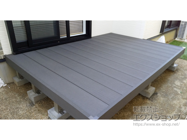 愛知県海部郡蟹江町ののウッドデッキ リウッドデッキ 200 施工例