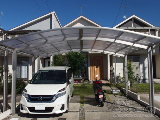 愛知県北名古屋市ののカーポート レイナツインポートグラン　積雪〜20cm対応 施工例