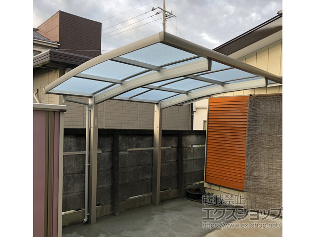 茨城県古河市ののサイクルポート・駐輪場 レイナポートグランミニ 積雪〜20cm対応 施工例