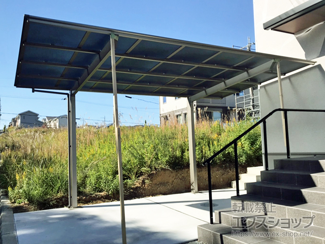 大阪府泉南郡熊取町ののカーポート ソリッドポート 積雪〜20cm対応 施工例