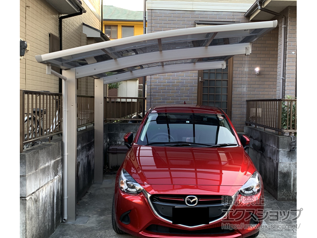 千葉県袖ケ浦市ののカーポート プレシオスポート 積雪〜20cm対応 施工例