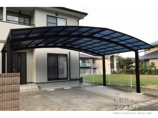 福島県いわき市ののカーポート レイナトリプルポートグラン　積雪〜20cm対応 施工例