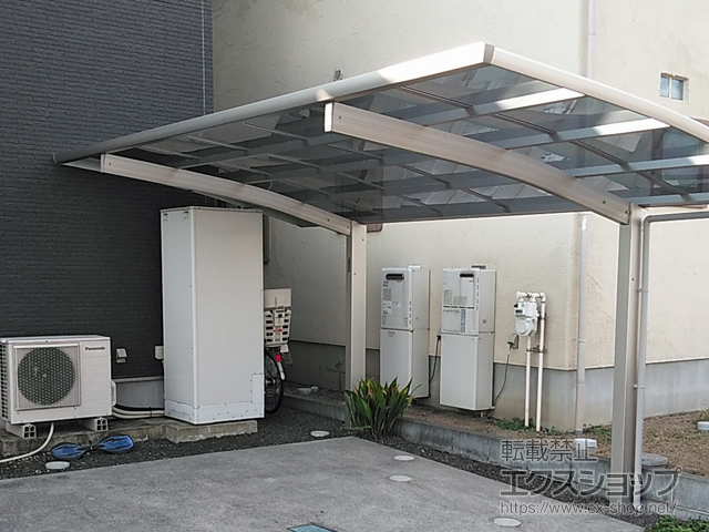 栃木県足利市ののカーポート プレシオスポート 積雪〜20cm対応 施工例