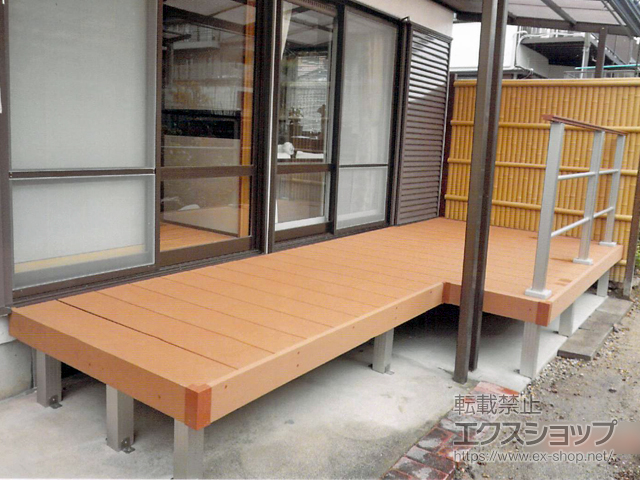 愛知県瀬戸市ののウッドデッキ リウッドデッキ 200 施工例