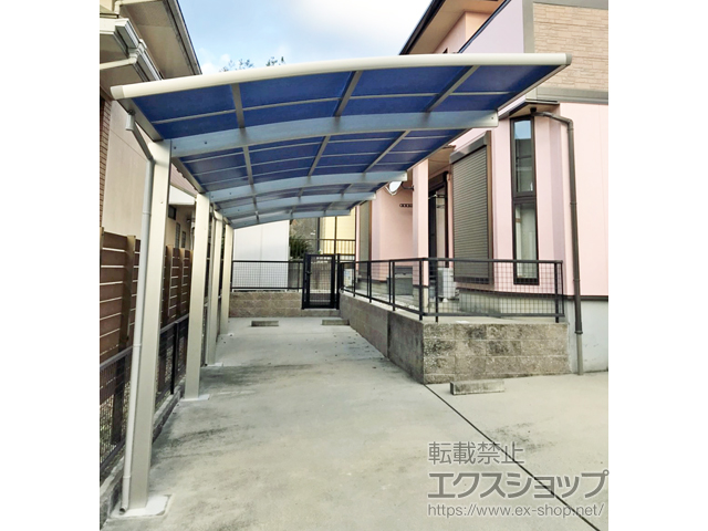 岐阜県多治見市ののカーポート レイナポートグラン 縦連棟　積雪〜20cm対応 施工例