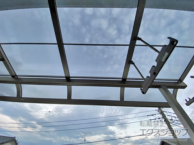 千葉県松戸市ののバルコニー・ベランダ屋根 スピーネ R型 屋根タイプ 単体 積雪〜20cm対応 施工例