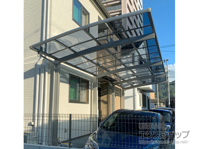 広島県呉市ののカーポート レイナポートグラン 縦連棟　積雪〜20cm対応 施工例