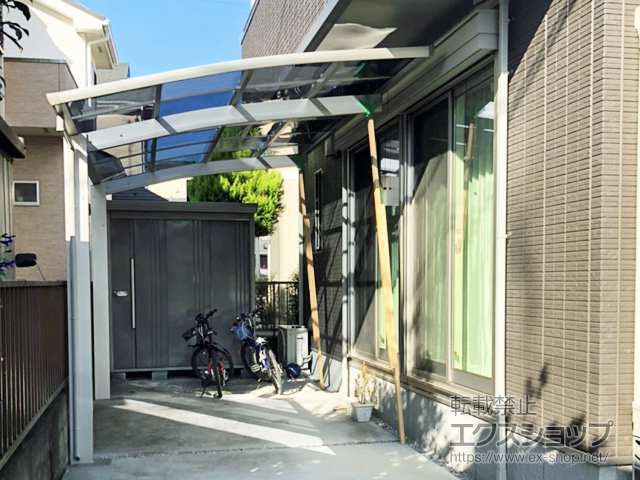 東京都福生市ののカーポート プレシオスポート 積雪〜20cm対応 施工例