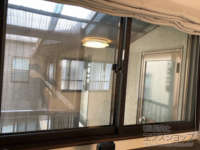 京都府京都市のの二重窓（内窓） インプラス ダストバリア仕様 引違い窓 2枚建 施工例