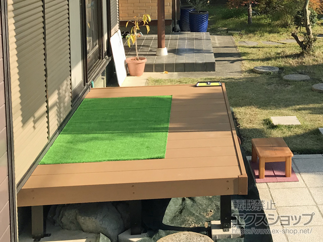 栃木県足利市ののウッドデッキ リウッドデッキ 200 施工例